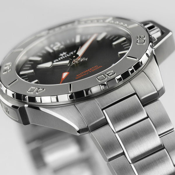 Hamilton 漢米爾頓卡其海軍Frogman蛙人潛水錶 46mm H77815130