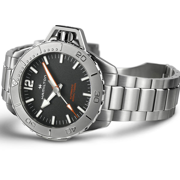 Hamilton 漢米爾頓卡其海軍Frogman蛙人潛水錶 46mm H77815130