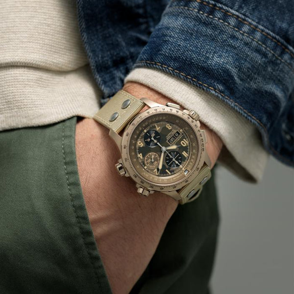 Hamilton 漢米爾頓卡其航空系列計時碼表 Khaki X-Wind 45mm H77916920