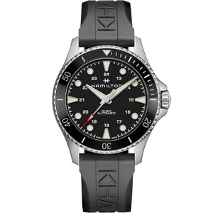 Hamilton 漢米爾頓 Khaki Navy Scuba 黑色陶瓷圈潛水錶 43mm H82515330