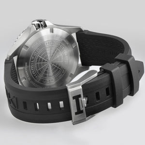 Hamilton 漢米爾頓 Khaki Navy Scuba 黑色陶瓷圈潛水錶 43mm H82515330