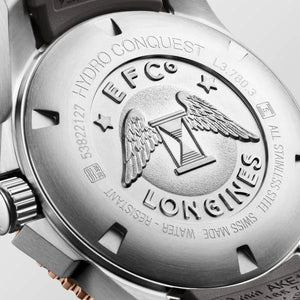 LONGINES 浪琴深海征服者系列浪鬼陶瓷潛水機械錶灰金PVD 39mm L37803789