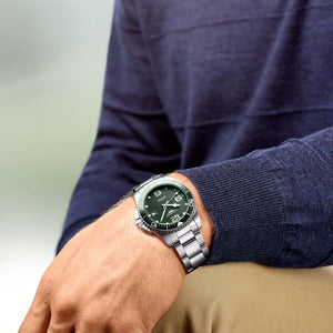 Longines 浪琴深海征服者系列浪鬼陶瓷潛水機械錶 41mm L37814066 綠面 - 新萬國鐘錶