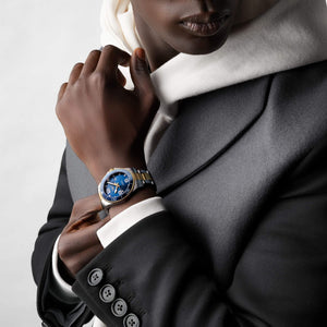 LONGINES 浪琴 HydroConquest 深海征服者系列浪鬼陶瓷潛水機械錶 43mm L37823967 藍金黃色PVD塗層