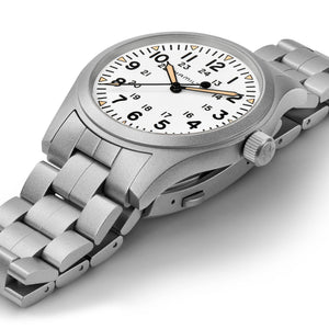 Hamilton 漢米爾頓 Khaki Field 卡其野戰手上鏈機械錶 42mm H69529113 - 新萬國鐘錶