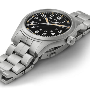 Hamilton 漢米爾頓 Khaki Field 卡其野戰手上鏈機械錶 42mm H69529133 - 新萬國鐘錶