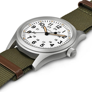 Hamilton 漢米爾頓 Khaki Field 卡其野戰手上鏈機械錶 42mm H69529913 - 新萬國鐘錶