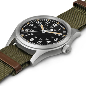 Hamilton 漢米爾頓 Khaki Field 卡其野戰手上鏈機械錶 42mm H69529933 - 新萬國鐘錶