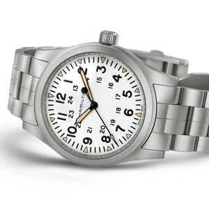 Hamilton 漢米爾頓 Khaki Field 卡其野戰手上鏈機械錶 42mm H69529113 - 新萬國鐘錶