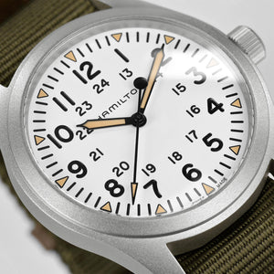 Hamilton 漢米爾頓 Khaki Field 卡其野戰手上鏈機械錶 42mm H69529913 - 新萬國鐘錶