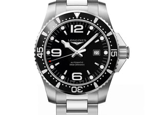 Longines 浪琴深海征服者系列浪鬼陶瓷潛水機械錶 44mm L38414566 - 新萬國鐘錶