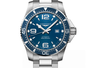 Longines 浪琴深海征服者系列浪鬼陶瓷潛水機械錶 44mm L38414966 - 新萬國鐘錶