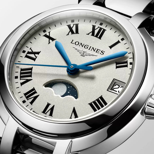 LONGINES PrimaLuna 浪琴新月羅馬月相石英女錶系列 30mm L81154716