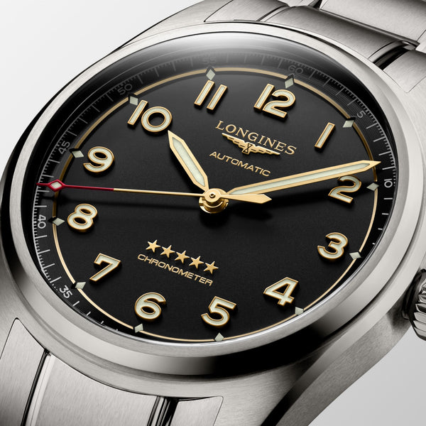 LONGINES 浪琴 Spirit 先行者系列鈦金屬機械錶 40mm L38101536