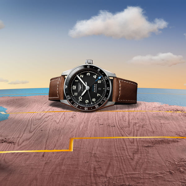 LONGINES 浪琴 Spirit Zulu Time 先行者系列世界時區腕錶 42mm L38124532