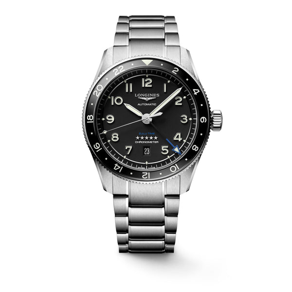 LONGINES 浪琴 Spirit Zulu Time 先行者系列世界時區腕錶 42mm L38124536
