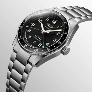 LONGINES 浪琴 Spirit 先行者系列 Zulu Time 世界時區腕錶 42mm L38124536