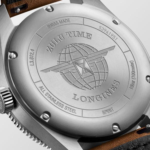 LONGINES 浪琴 Spirit Zulu Time 先行者系列世界時區腕錶 42mm L38124632