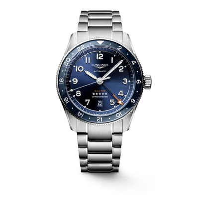 LONGINES 浪琴 Spirit Zulu Time 先行者系列世界時區腕錶 42mm L38124936