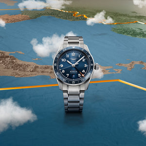 LONGINES 浪琴 Spirit Zulu Time 先行者系列世界時區腕錶 42mm L38124936