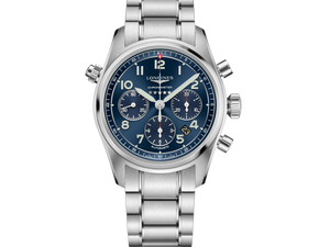 LONGINES 浪琴 Spirit 先行者系列計時碼表 42mm L38204936 - 新萬國鐘錶