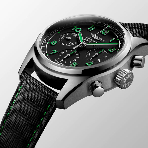 LONGINES 浪琴 Spirit Pioneer Edition 先行者系列鈦金屬特別版計時腕錶 42mm L38291532