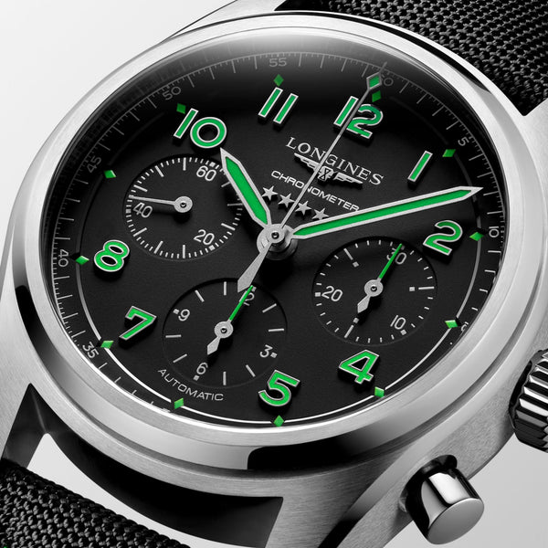 LONGINES 浪琴 Spirit Pioneer Edition 先行者系列鈦金屬特別版計時腕錶 42mm L38291532
