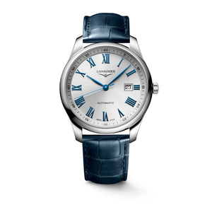 LONGINES 浪琴 MASTER 巨擘系列藍色羅馬字機械腕錶 42mm L28934792