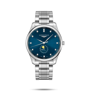 LONGINES 浪琴 MASTER 巨擘系列月相機械腕錶 藍面 42mm L29194976