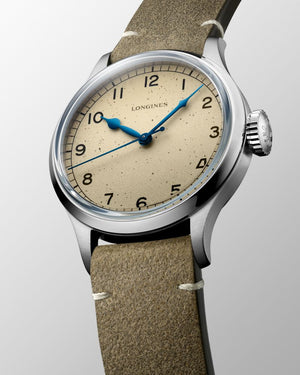 LONGINES 浪琴 Heritage Military 復刻機械軍錶 38.5mm L28194932 - 新萬國鐘錶
