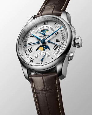LONGINES Master 浪琴巨擘系列四逆跳月相複雜功能機械錶 44mm L27394713