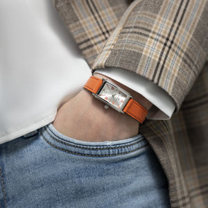 Hamilton 漢米爾頓 美國經典系列石英女士皮革方形腕錶 H11221851