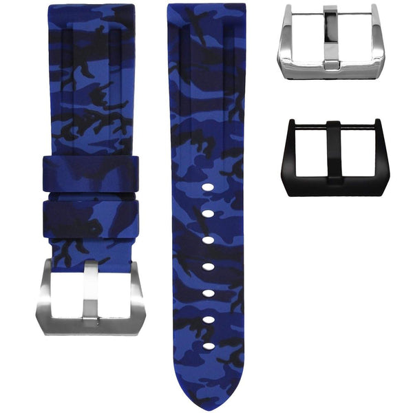 Horus Straps Panerai沛納海 - Luminor  錶徑 42/44/47mm適用 迷彩橡膠錶帶 - 新萬國鐘錶