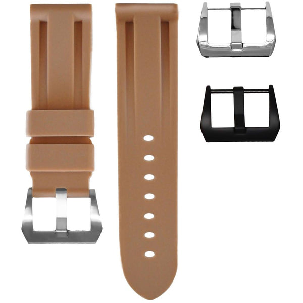 Horus Straps Panerai沛納海 - Luminor用 錶徑 42/44/47mm適用 單色橡膠錶帶 - 新萬國鐘錶