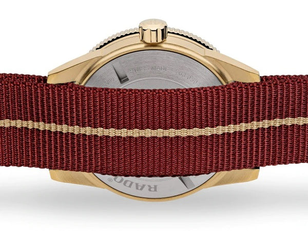 RADO 雷達錶 CAPTAIN COOK BRONZE 庫克船長青銅腕錶 紅面 42mm R32504407