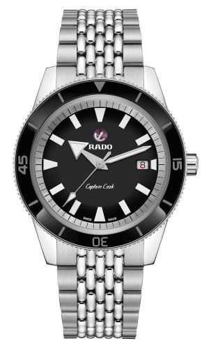RADO 雷達錶 CAPTAIN COOK 庫克船長200米潛水機械錶 42mm R32505153 - 新萬國鐘錶
