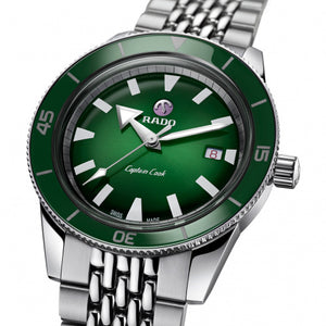 RADO 雷達錶 CAPTAIN COOK 庫克船長200米潛水機械錶 42mm R32505313 - 新萬國鐘錶