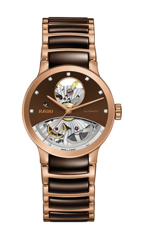 RADO 雷達錶 Centrix Automatic Open Heart 晶萃系列鏤空機械腕錶 R30248712