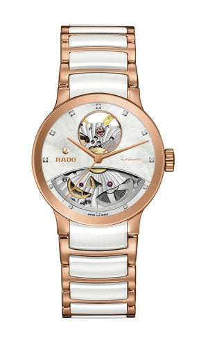 RADO 雷達錶 Centrix Automatic Open Heart 晶萃系列鏤空機械腕錶 R30248902