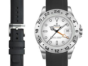 EVEREST錶帶 ROLEX EXPLORER II 探二 216570 橡膠錶帶穿扣 - 新萬國鐘錶