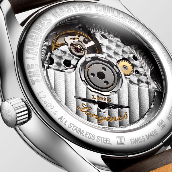 LONGINES 浪琴 MASTER 巨擘系列月相機械腕錶 34mm L24094783
