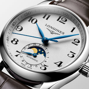 LONGINES 浪琴 MASTER 巨擘系列月相機械腕錶 34mm L24094783