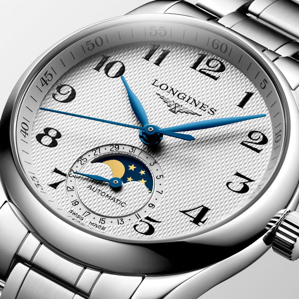 LONGINES 浪琴 MASTER 巨擘系列月相機械腕錶 34mm L24094786