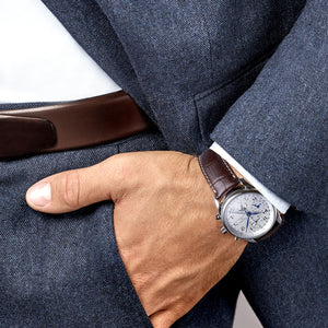 LONGINES Master 浪琴巨擘系列全日曆月相計時碼錶 40mm L26734783 - 新萬國鐘錶