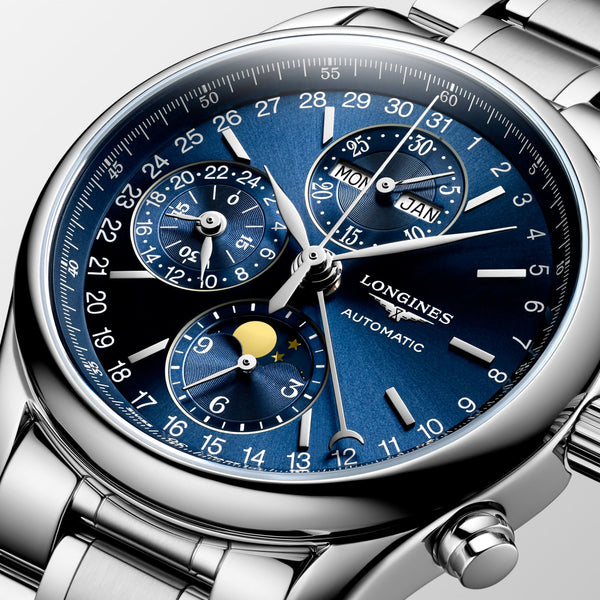 LONGINES Master 浪琴巨擘系列全日曆月相計時碼錶 40mm L26734926