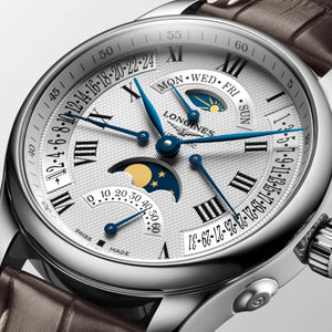 LONGINES Master 浪琴巨擘系列四逆跳月相複雜功能機械錶 44mm L27394713