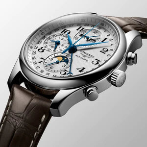 LONGINES Master 浪琴巨擘系列全日曆月相計時碼錶 42mm L27734783 - 新萬國鐘錶