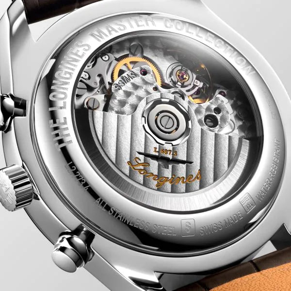 LONGINES Master 浪琴巨擘系列全日曆月相計時碼錶 42mm L27734783 - 新萬國鐘錶