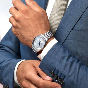 LONGINES Master 浪琴巨擘系列全日曆月相計時碼錶 42mm L27734786 - 新萬國鐘錶