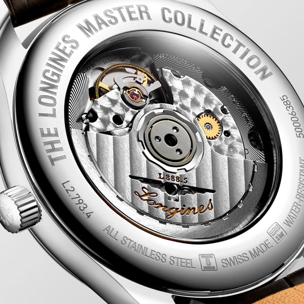 LONGINES 浪琴 MASTER 巨擘系列綠面羅馬字機械腕錶 40mm L27934092